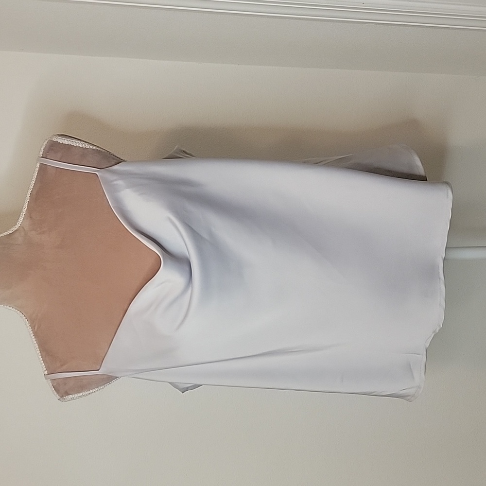 Banana Republic, Light Gray Size L Adjustable Strap Camisole, NEW with Tag